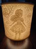 Alice in Wonderland Lithophane Lamp