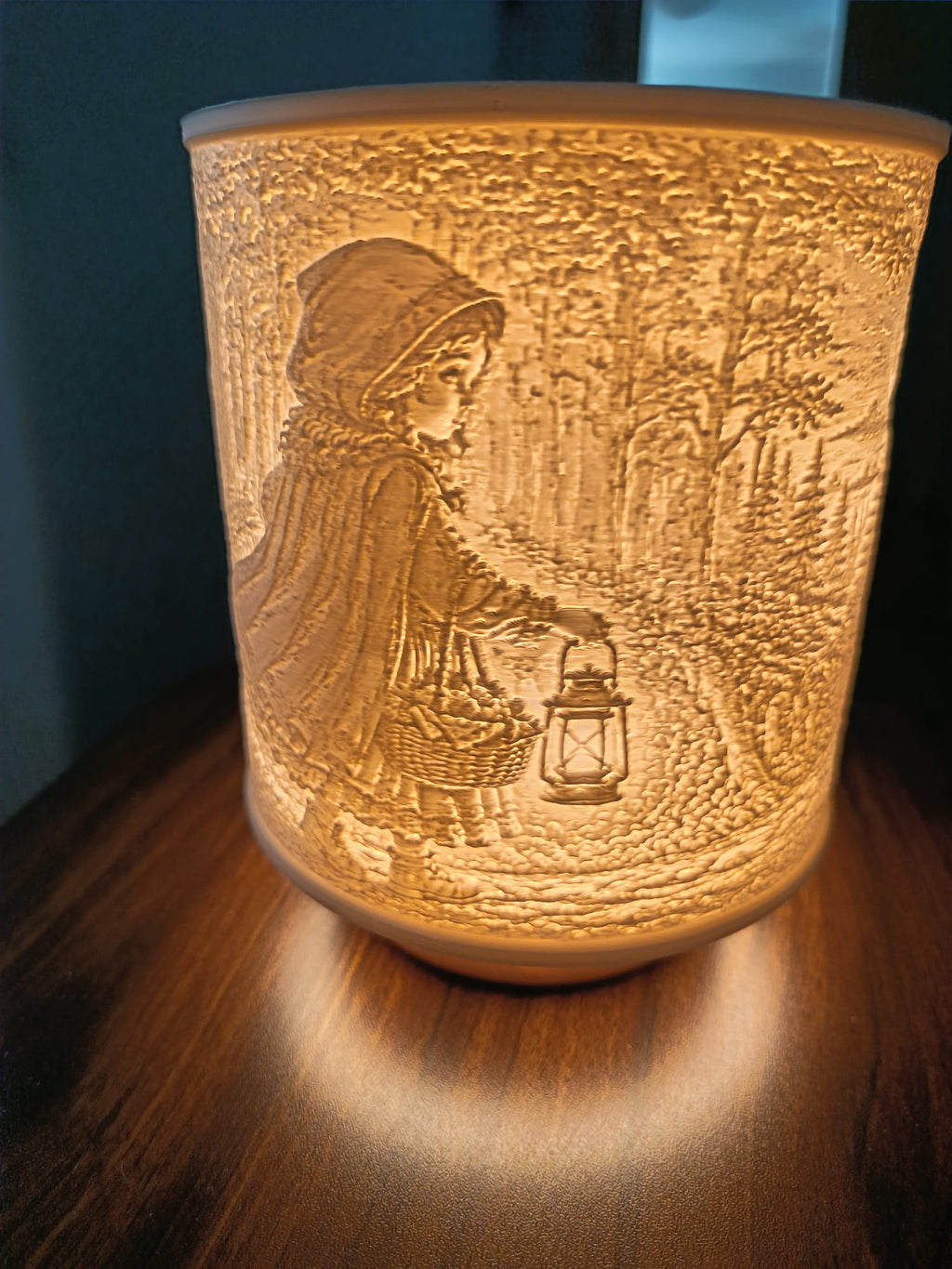 Crvenkapica – bajkovita lithophane lampa