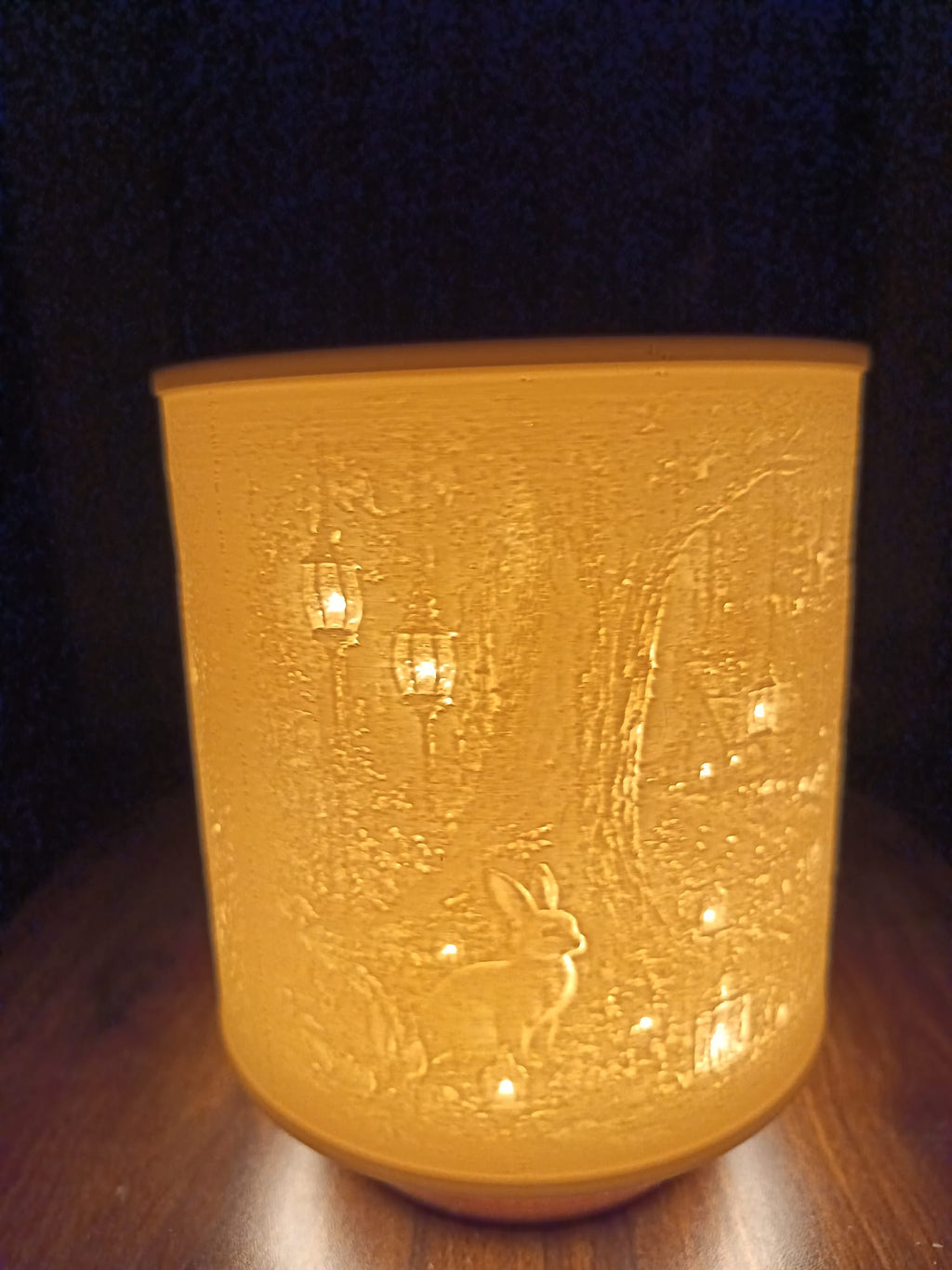 Girl and Deer – Lithophane Lamp