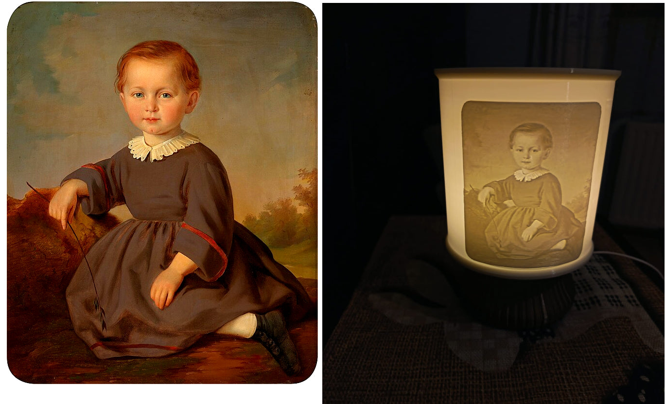 Personalizirana lampa s fotografijom