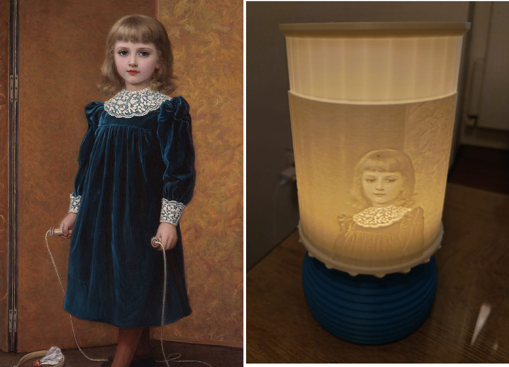 Personalizirana lithophane lampa s fotografijom