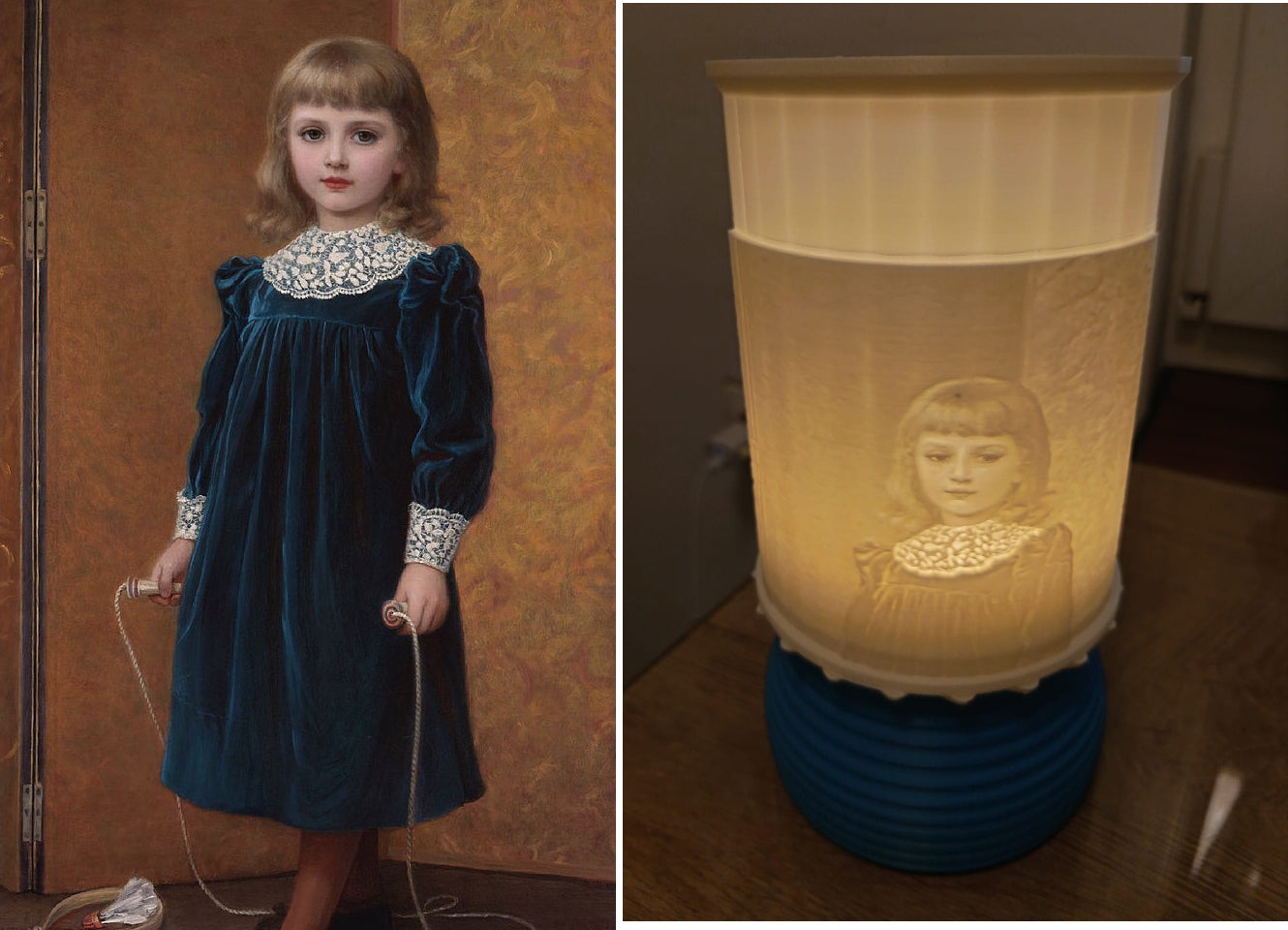 Personalizirana lampa s fotografijom