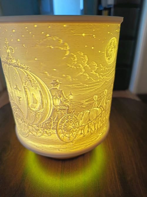 Lithophane lampa Pepeljuga