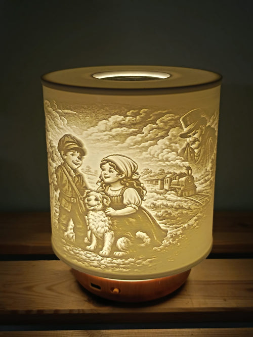 Bajkovita lithophane svjetiljka Šegrt Hlapić za dječju sobu